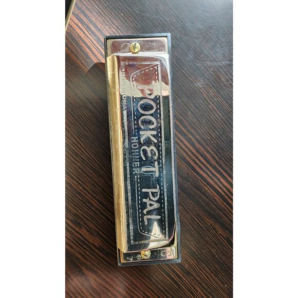 Vintage Hohner Pocket Pal Harmonica - Classic Hohner Blues Harmonica - Picture 4 of 7